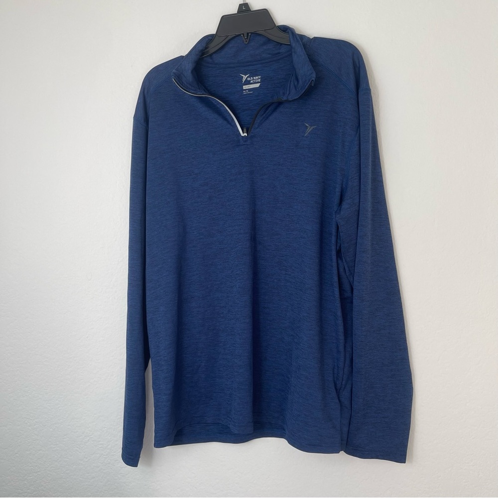 Old Navy Men’s Blue Active Quarter Zip Jacket size XL